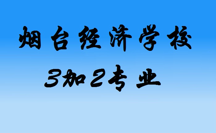 煙臺(tái)經(jīng)濟(jì)學(xué)校3加2專業(yè)