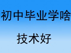 初中畢業(yè)學(xué)啥技術(shù)好