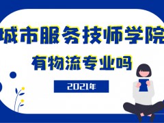城市服務(wù)技師學(xué)院有物流專業(yè)嗎