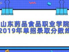 山東藥品食品職業(yè)學院2019年單招錄取分數(shù)線-山東單招網(wǎng)