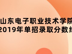 山東電子職業(yè)技術學院2019年單招錄取分數(shù)線-山東單招網(wǎng)
