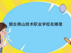 煙臺南山技術(shù)職業(yè)學(xué)校在哪里