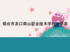 煙臺(tái)市龍口南山職業(yè)技術(shù)學(xué)校升學(xué)率